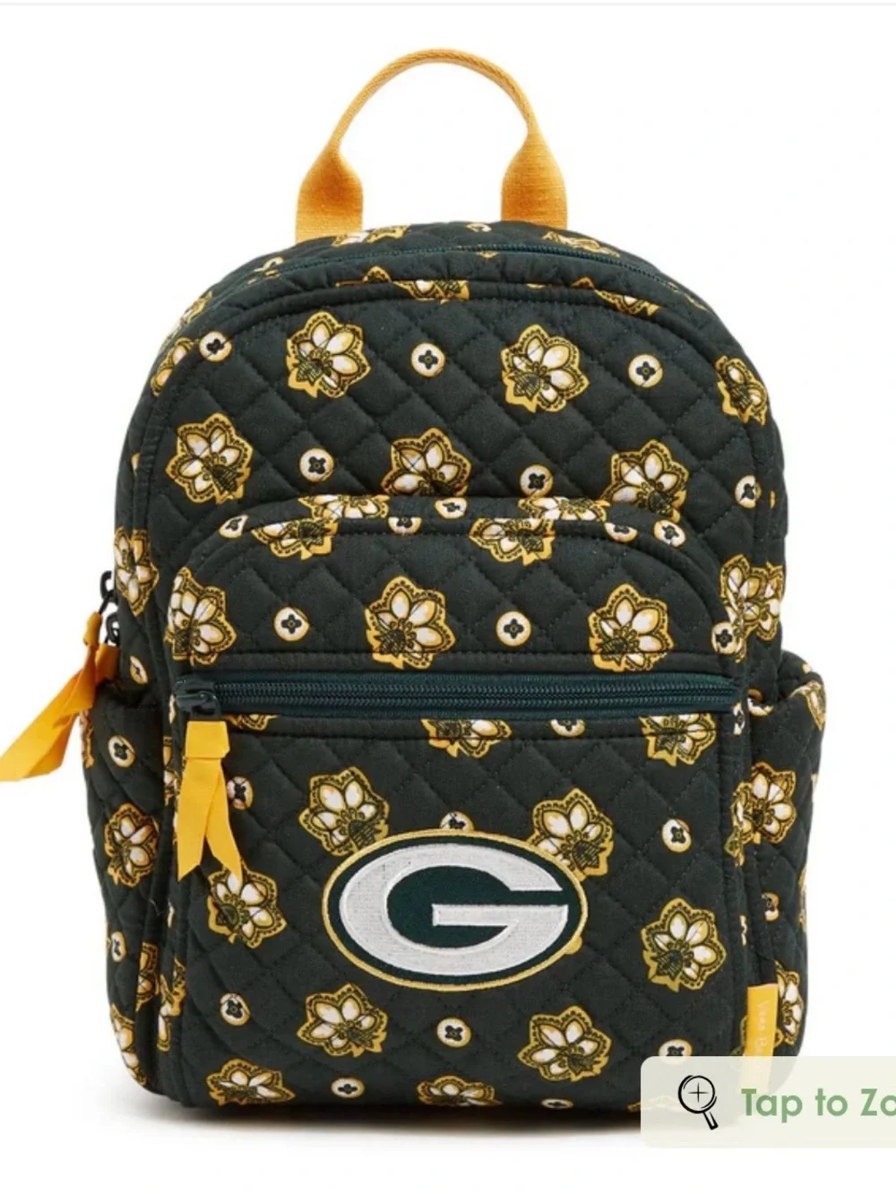 Vera Bradley NFL Small Backpack NWT. NFL GREEN BAT PACKERS Bandana pattern